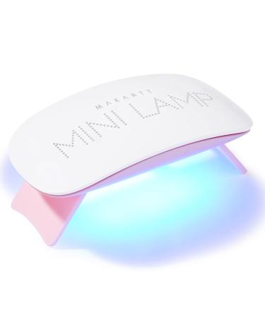 Makartt UV LED Nail Lamp, Mini UV Light for Gel Nails, 6W USB Portable Fast Drying Gel Polish Curing Light 60S Timer Professional Nail Dryer Manicure Kit for Nail Salon Home DIY Pink