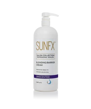 SunFX Professional Blending Barrier Cream For Spray Tanning | Minimize & Block DHA 33.8 fl.oz.
