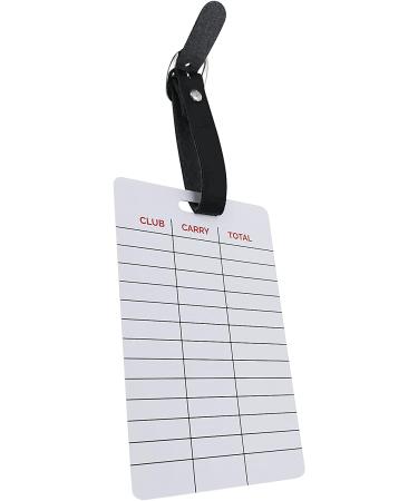 SWVL Sports Golf Gapping Chart Bag Tag - Club Carry & Total Distance Matrix - Buy Online on GoSupps.com