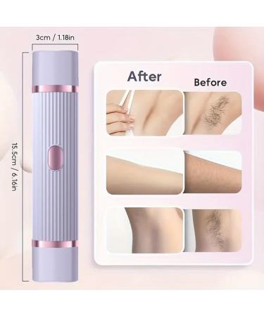 FiTspi 2 in 1 Double Head Shaver for Women Electric Bikini Trimmer Wet and Dry Electric Facial Epilator Body Hair Trimmer for Face Lips Chin Pubic Hair Armpits - Buy Online on GoSupps.com