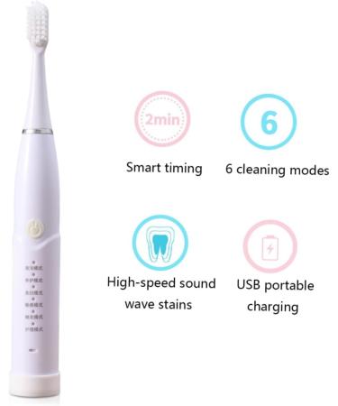 HOMSFOU 6 Toothbrush for Kids - Intelligent White Brush Head (1 Pack) | International Shipping Available - Buy Online on GoSupps.com
