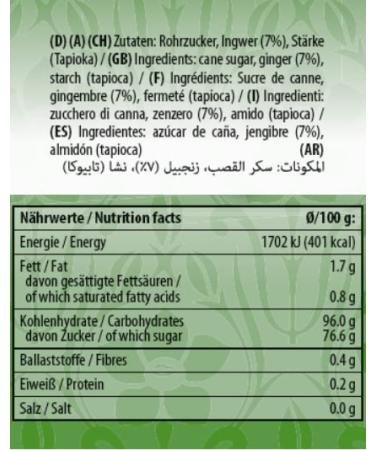 IBONS Chewing Candy - Ginger Classic 92g | Buy Internationally | Sweet & Spicy Treat - Buy Online on GoSupps.com