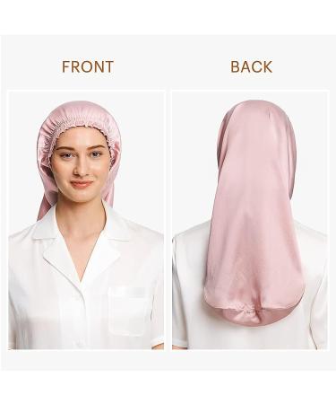 LilySilk 19 Momme 100% Real Silk Women's Sleep Cap - Rosy Pink - Buy Online on GoSupps.com