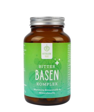 Bitter-Liebe plus bitter bases complex-base tablets 120 pieces with zinc for an acid-base balance I vegan acidity tablets i base preparation - Buy Online on GoSupps.com