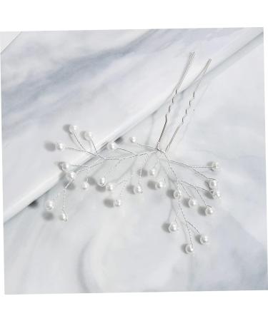minkissy 1pc Wedding Pearl Hair Pins Hair Side Comb Rhinestones Bride Hair Pin Crystal Flower Hair Pins Bride Headpieces for Wedding U Pearl Hairpin Flowers Bridesmaid Alloy Simple - Buy Online on GoSupps.com