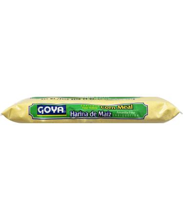 Goya Fine Corn Meal 24 oz - Pack of 12 (1.5 lb each) - Premium Quality Corn Flour for Delicious Meals - Buy Online on GoSupps.com