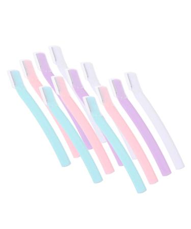 Healeeved 12 -hour eyebrow trimmer made of stainless steel razor with straight razor straight folding rabbits mustache musterbare rusty trimming Miss stainless steel adjust