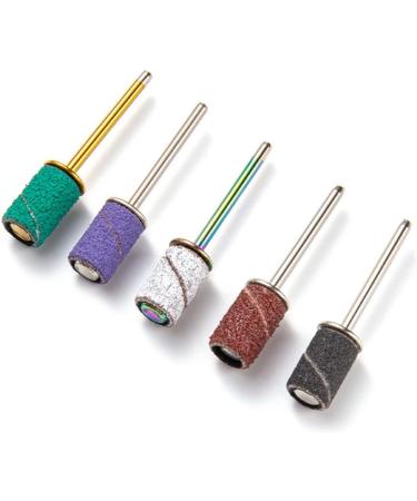PLAFOPE 1 Set Nail Polish Set Nail Grinding Sanding Bits for Nail Drill Nail Tools Nail Polishing Band Sanding Bands for Nail Mandrel Bit for Nails Nail Bits Manicure Polishing Tape Alloy - Buy Online on GoSupps.com