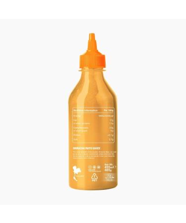 Thai Dragon Sriracha Mayonnaise 455ml - Flavorful Sauce for Fish Tacos, Burgers, and Sandwiches - Buy Online on GoSupps.com