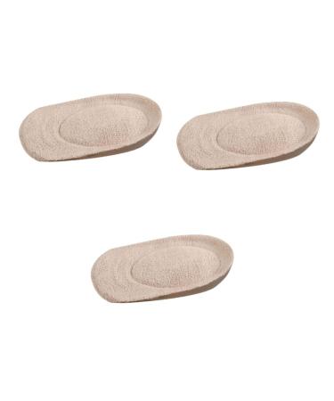 Gatuida 3 Pairs Heel Spurs Pad Reusable Arch Cushions Heel Pad High Heels Shoe Insert Heel Support Pad Shoe Half Lifts Shoe Inserts Heel Cushions Men and Women Sole of Foot