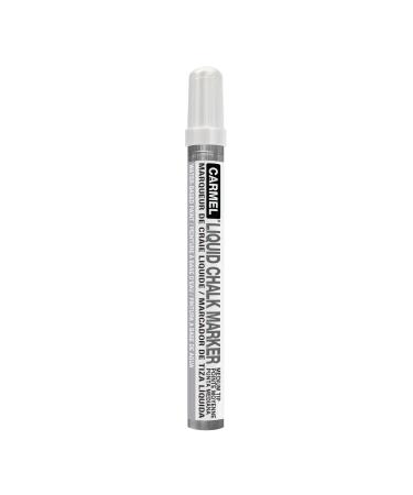 Carmel Liquid Chalk Marker Medium Tip (White) Removable Water-Based Chalk Pen Erasable Chalk Marker Bistro Chalk Marker White Pack of 1