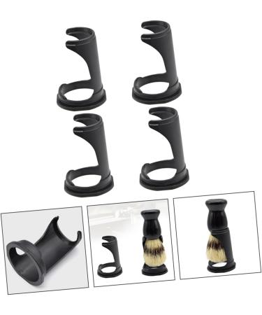 4-Piece Plastic Razor Brush Holder Set | Beard Brush Storage & Stand | Man's Grooming Accessories - Buy Online on GoSupps.com