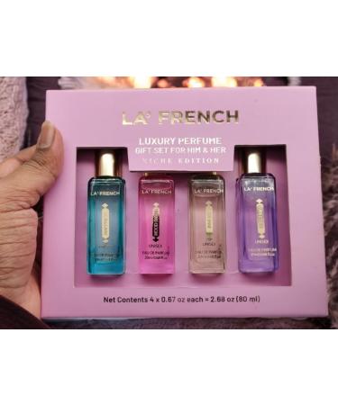 LA' French Niche Edition Luxury Perfume Gift Set 4 | Extra Long Lasting Fragrance | Eau De Parfum Scent | Euphoria | Mood Swing | Happiness | Invoke | Unisex Gift Set (20 Ml (Pack Of 1)) - Buy Online on GoSupps.com