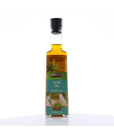 Hemani Aloe Oil - 250mL (8.45 FL OZ) Pure and Natural Oil for Skin and Hair - External