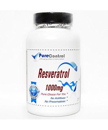 Resveratrol 1000mg // 180 Capsules // Pure // by PureControl Supplements