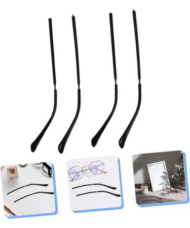 Buy KJHBV Universal Metal Glasses Spare Parts - 2 Pairs Bones Replacement Frames Nose Pads for Men & Women - Black 14x3cm - Buy Online on GoSupps.com