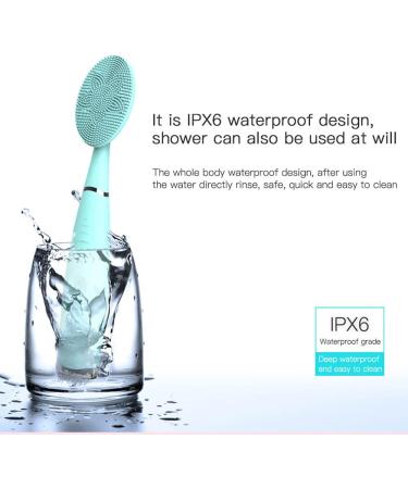 EAVO Facial Cleansing Brush Electric Sonic Face Wash Brush with 5 Adjustable Speed Rechargeable Hand-held Cleansing Instrument IPX6 Waterproof Silicone Cleansing Brush for Deep Cleansing and Massaging - Buy Online on GoSupps.com