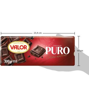 Chocolate Valor Puro 300g - Buy Online on GoSupps.com