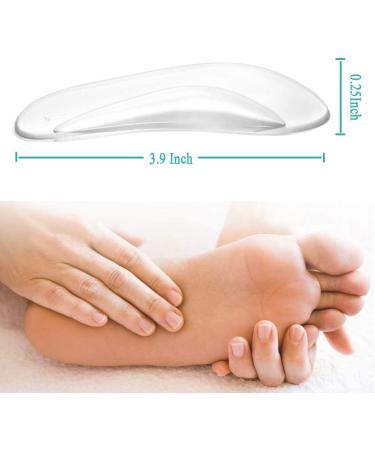 12PCS Arch Support Gel Insole Pads for Plantar Fasciitis & Flat Feet - Men & Women - Reusable Inserts for High Heels - Arch Pain Relief - Buy Online on GoSupps.com