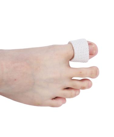 Finger Toe Tube ANGGREK 3pcs Toe Tubes Sleeves Soft Finger Toe Separator Tubing Protector Toe Corn Tube for Calluses Corn Blister XL