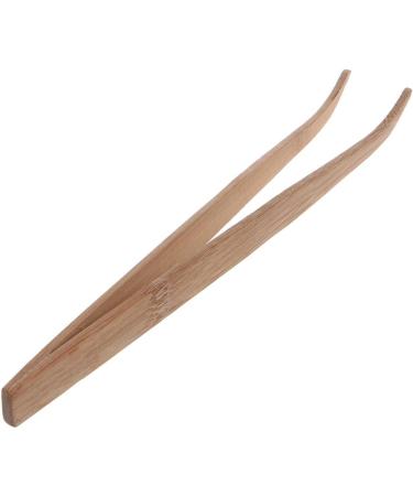 Eco-Friendly 28 cm Angled Reptile Feeding Tongs - Bamboo | Shop Internationally - Buy Online on GoSupps.com