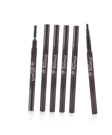 POPETPOP 2 1 Waterproof Brow Pencil Eye Brow Pen Eyebrow Pencil Waterproof Water Proof To Rotate