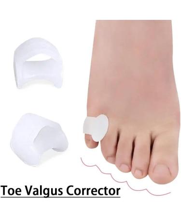 Silicone Toe Separator for Hallux Valgus - 2 Pack Foot Care Device for Bone Ectropion & Toe Alignment - Buy Online on GoSupps.com