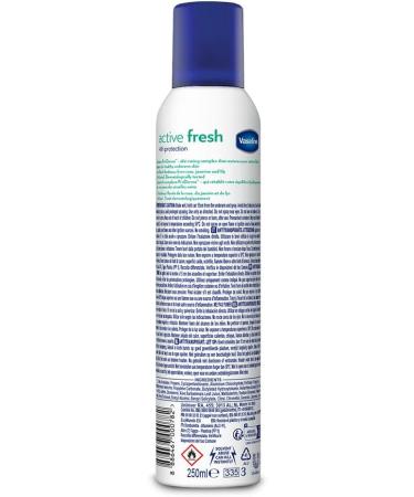  Vaseline Vaseline Active Fresh 48h 250ml | 0% d'alcool (pack de 3) - Buy Online on GoSupps.com