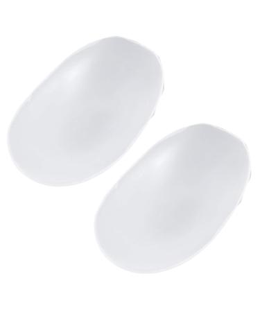 1 Pair Thick Shoulder Pads Invisible Shoulder Lifter Shoulder Cushion Push-up Pads Adhesive Shoulder Pads Shoulder Push-up Cushion Invisible Shoulder Pads Silicone Shoulder Lifter