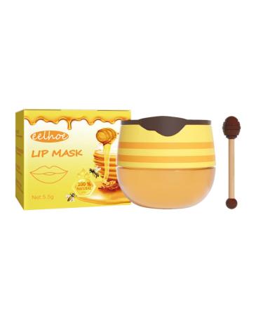 Laluerck Honey/Strawberry Lip Balm Moisturizes Lips and Removes Dead Skin for Most Lip Problems