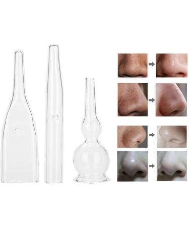 3pcs Vacuum Glass Tube Kit | Blackhead Removal Facial Suction Pore Cleaner - Buy Online on GoSupps.com