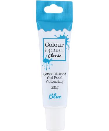 Color Splash Blue Food Coloring Gel Tube - 25g (Pack of 1) | Highly Concentrated Edible Ingredients | Easy-to-Use Squeezy Tube for Bright Cakes - Buy Online on GoSupps.com