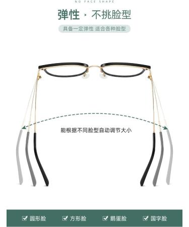 SERONI Round TR90 Blue Light Blocking Glasses for Men & Women | Anti UV Ray Computer & Reading Glasses in Green-Rose Gold - 52mm - Buy Online on GoSupps.com