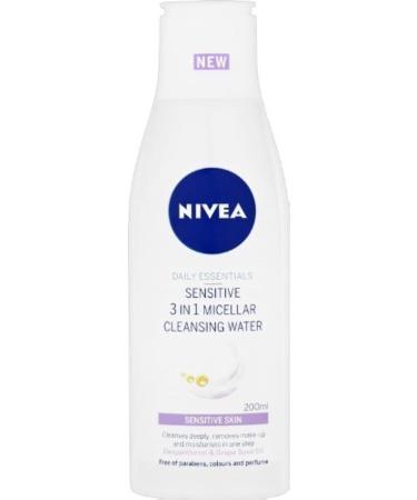 Nivea Daily Essentials Sensitive 3 in 1 Micellar Cleansing Water (200ml) by Grocery