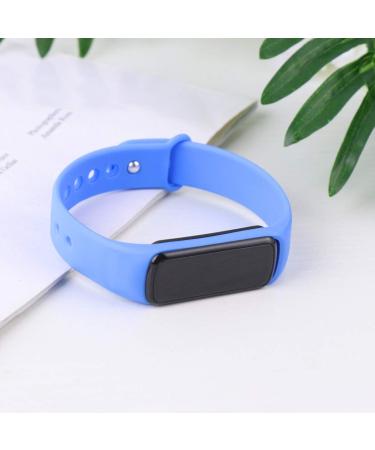 Toddmomy Children's Tracker Band - Boys Safety Watch Silicone Fitness Bracelet 3-Color Tracking Device Intelligent Arm Band (23*2cm Blue) - Buy Online on GoSupps.com