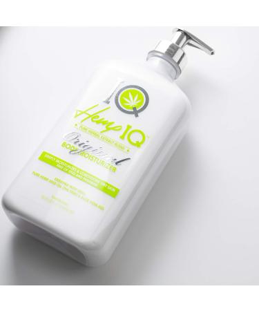 HEMP IQ Original Body Moisturizer | 100% Pure Hemp Seed Oil | Ultra-Hydrating Daily Moisturizer 18.25 oz. - Buy Online on GoSupps.com