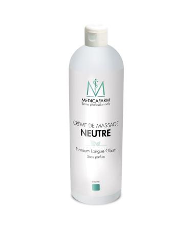 MEDICAFARM - Premium long glide neutral massage cream - Professional quality - Fluid & smooth texture - Respects skin PH - Al