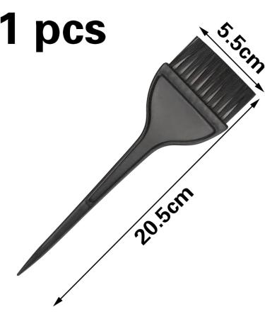 1 x Hair Coloring Brush Hair Dye Brush Hair Brush for Hair Coloring at the Hairdresser or at Home 5.5 x 20.5 cm (Black) - Buy Online on GoSupps.com