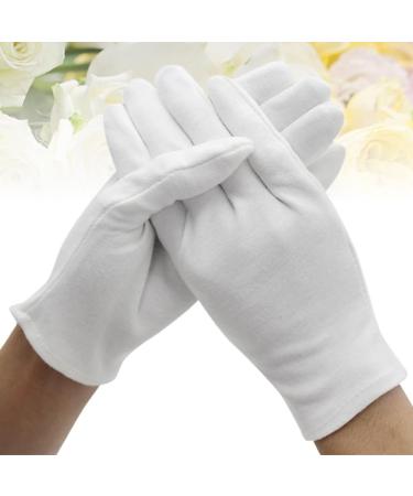 POPETPOP 12 Pair Kitchen Cleaning Household Industrial Handling Hand Cosmetic Moisturizing Work White Coin - Buy Online on GoSupps.com