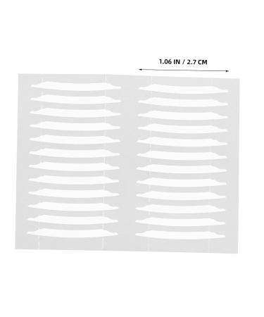 FOMIYES 30 Sheets Eyelid Transparent White Tapes Double-Side Double Sides Creative Stickers Practical 2.7x0.4x0.1cm White - Buy Online on GoSupps.com