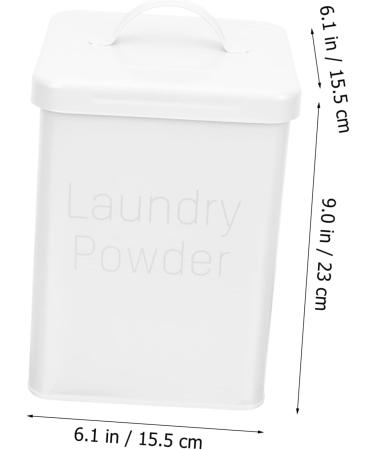 Healifty 1 Set Washing Storage Bucket Lotion Dispenser Household Iron Bucket Fabric Softener Dispenser 23X15.5CM White - Buy Online on GoSupps.com