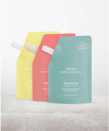 Haan Life's a Beach Remineralizing Toothpaste | 96% Natural Fluoride-Free Vegan Animal Test-Free | 150ml Refill - International Shipping Available - Buy Online on GoSupps.com