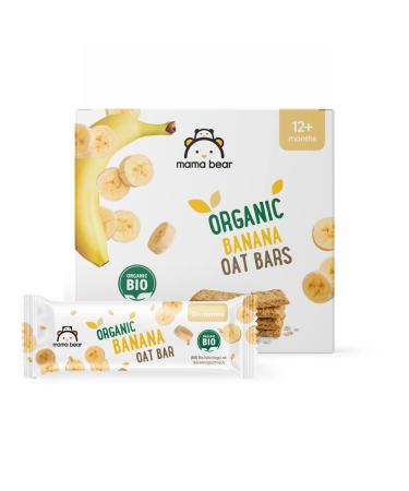 Mama Bear Organic Whole Grain Banana Flavored Oat Bars - 20g Pack of 6 | Premium International Shipping - Buy Online on GoSupps.com