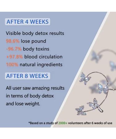 Beautification Magnetotherapy Body Detox Butterfly Earrings Non Piercing Magnetic Acupressure Slimming Earrings Butterfly Ear Cuffs Non Pierced Acupressure Slimm_ing Earrings for Women (2pcs-silver) - Buy Online on GoSupps.com