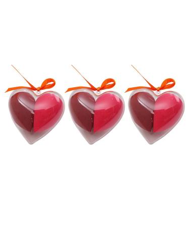 3 Boxes Heart-shaped Makeup Sponge Cosmetic Powder Puff Cosmetic Tool Paint Face Sponges for Cleansing Makeup Egg Women Brush Peach Heart Hydrophilic Polyurethane Travel