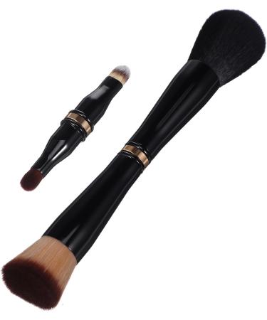 FRCOLOR Makeup Brush Double Sided Makeup Brush Travel 4-in-1 Makeup Brush Makeup Face Brush Concealer Brush - Buy Online on GoSupps.com