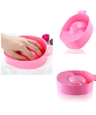 2-Piece Nail Art Soaked Bowl Set | DIY Salon Manicure Spa Tool for Hand Care & Treatment - Buy Online on GoSupps.com