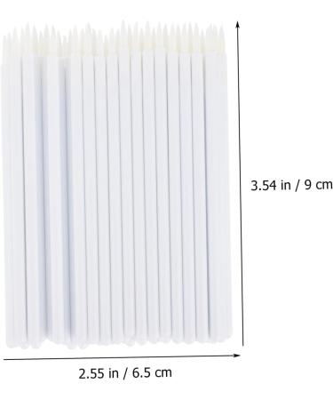 PLAFOPE 200 Pcs Disposable Eyeliner Brush Cosmetic Brush Makeup Lip Lip Gloss Cosmetic Eye White - Buy Online on GoSupps.com