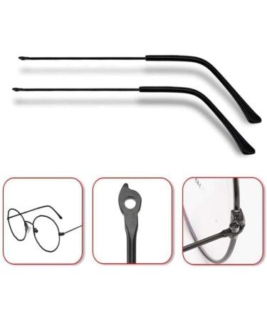Ranara Replacement Glasses End Tips - Vintage Metal Frames Spare Arms & Accessories - Black - Buy Online on GoSupps.com