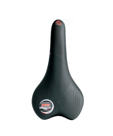 Selle Bassano Unisex-Adult Comfort Saddle black M